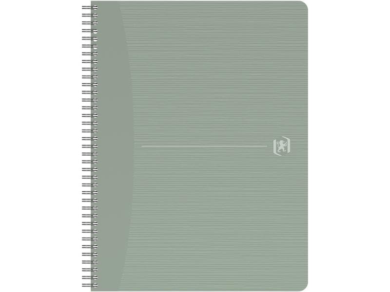 Oxford Carnet de notes Cahier à spirales ligné, vert