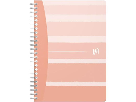 Oxford Carnet de notes A5, ligné, corail