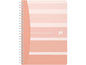 Oxford Carnet de notes A5, ligné, corail