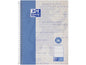 Oxford Bloc-notes Bloc-notes collège ligné, A5+, bleu