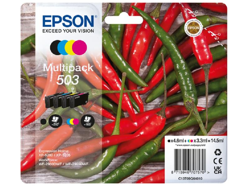 Epson Encre Multipack 503 noir/Cyan/Magenta/Yellow