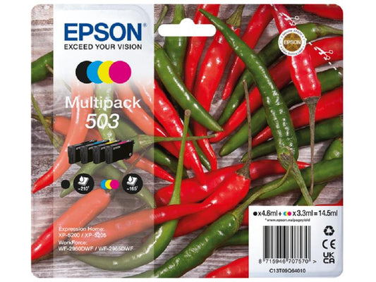 Epson Encre Multipack 503 noir/Cyan/Magenta/Yellow
