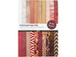 Creativ Company Papier fait à la main A4, 20 feuilles, naturel rouge-brun