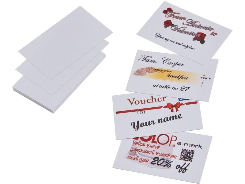 Colop Étiquettes de cartes de visite 85 x 54 mm100 pièces