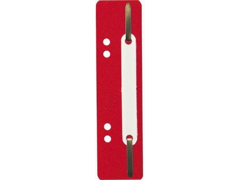 Exacompta Bandes de reliure avec double perforation, 25 pièces, rouge