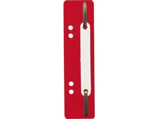 Exacompta Bandes de reliure avec double perforation, 25 pièces, rouge