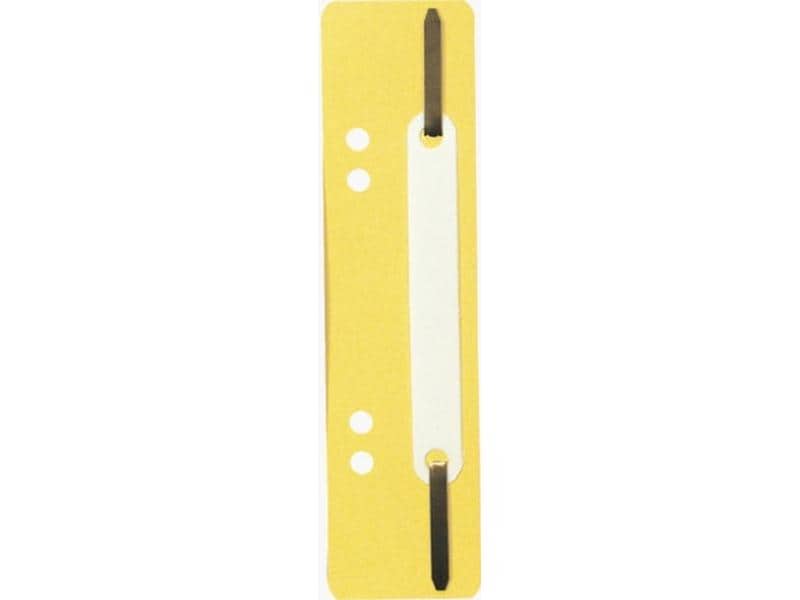 Exacompta Bandes de reliure avec double perforation, 25 pièces, jaune