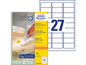 Avery Zweckform Étiquettes universelles Stick + Lift 63.5 x 29.6 mm, 100 feuille