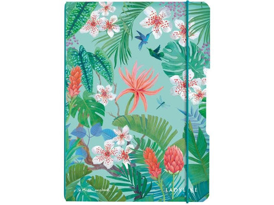 Herlitz Carnet de notes Ladylike Jungle A5, 40 feuilles, pointillés