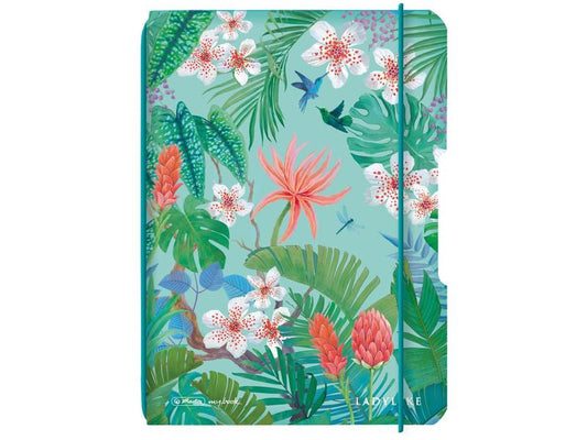 Herlitz Carnet de notes Ladylike Jungle A6, 40 feuilles, pointillés