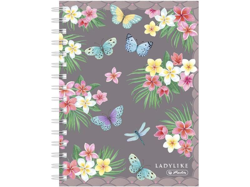 Herlitz Bloc-notes Ladylike Butterflies A5, 100 feuilles