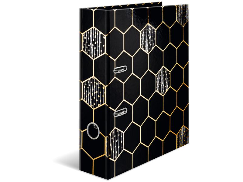 HERMA Dossier Hexagon A4 7 cm, Jaune
