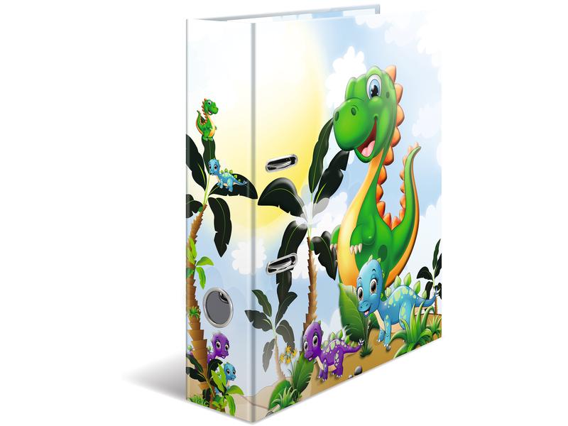 HERMA Dossier Dinos A4 7 cm, Jaune