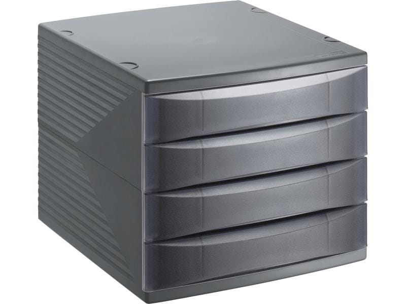 Rotho Boîte à tiroirs Quadra 4 anthracite