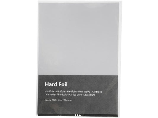 Creativ Company Papier de bricolage A4, 5 feuilles, Transparent