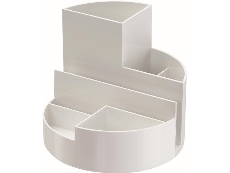 Maul Pot à crayons Boîte ronde Eco Blanc