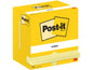Post-it Fiche de bloc-notes 127 x 76 mm, Jaune, 12 blocs