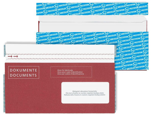 Goessler Pochette pour documents Docufix FSC C6/5 fenêtre à droite, 250 pièces
