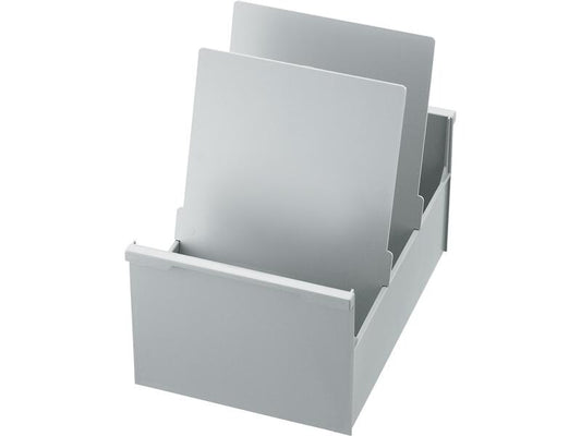 Styro Boîte à fiches élevé A4, Gris