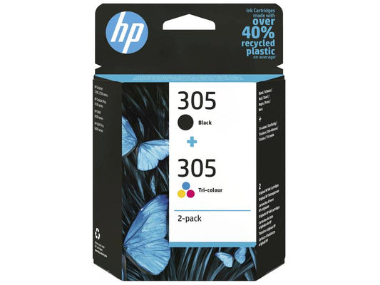 HP Encre Combopack Nr. 305 (6ZD17AE) noir/Cyan/Magenta/Yellow