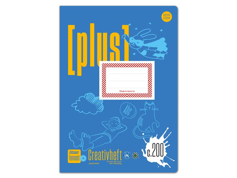 Formati Plus C.200, A4, À lignes, Jaune