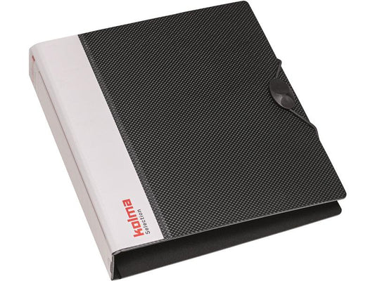 Kolma Classeur à anneaux Sélection A5, 3 cm, Noir