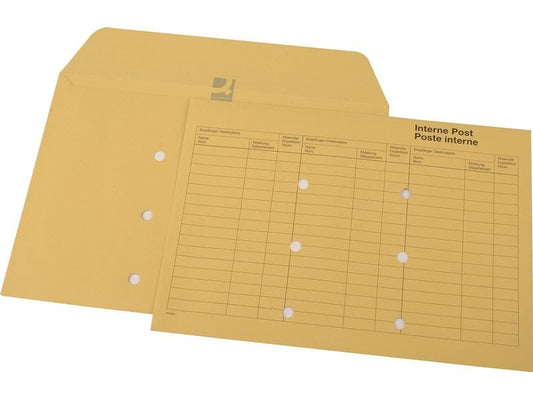 CONNECT Enveloppe C4 pour le courrier interne, 100 pièces