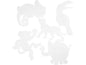 Creativ Company Papier de bricolage Jungle 16 Pièce/s, Blanc