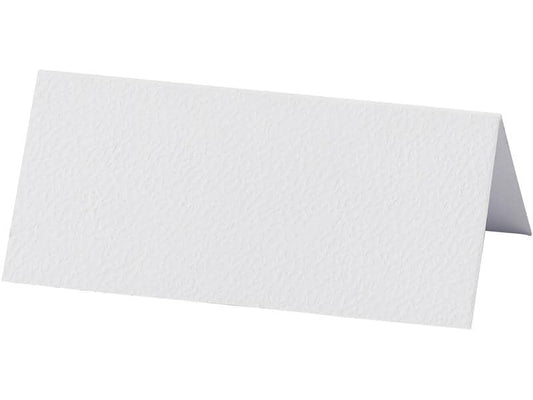 Creativ Company Marque-place de table 9 x 4 cm, 20 pièces, blanc