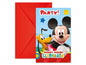 Amscan Carte de félicitations Disney Mickey 6 pièces