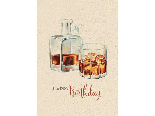 Natur Verlag Carte de félicitations Whiskey 17.5 x 12.2 cm