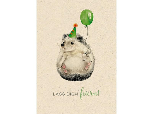 Natur Verlag Carte de félicitations Hérisson 17.5 x 12.2 cm