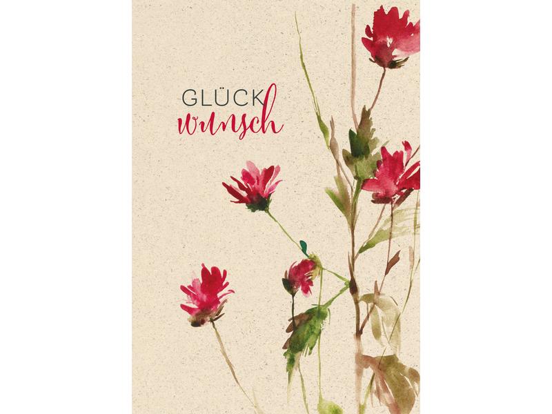 Natur Verlag Carte de félicitations Fleur 17.5 x 12.2 cm