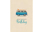 Natur Verlag Carte de félicitations Bus VW 17.5 x 12.2 cm