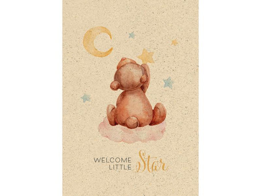 Natur Verlag Carte de félicitations Welcome little Star 12.2 x 17.5 cm