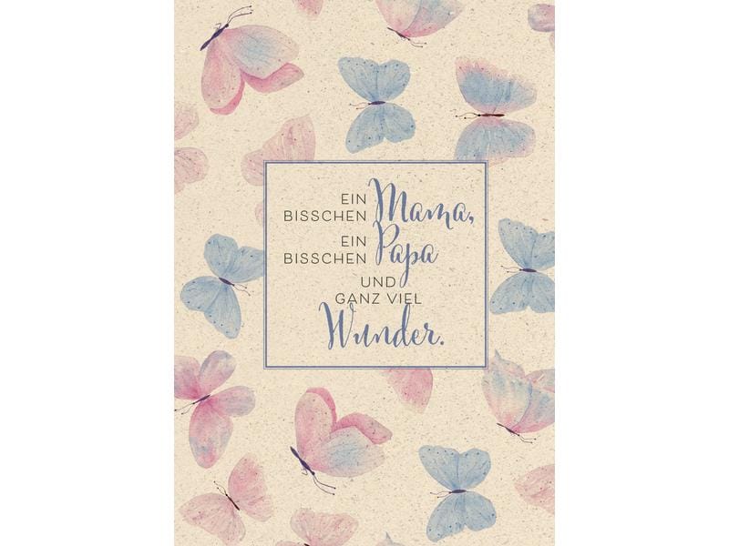 Natur Verlag Carte de félicitations Papillon 12.2 x 17.5 cm