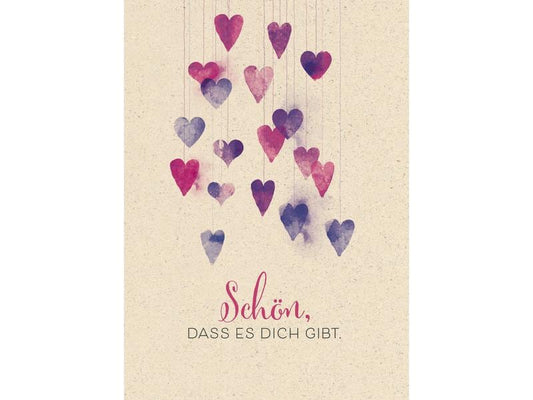 Natur Verlag Carte à motif Heureux de t'avoir 17.5 x 12.2 cm