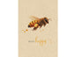 Natur Verlag Carte à motif Bee Happy 17.5 x 12.2 cm