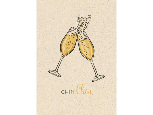 Natur Verlag Carte de félicitations Chin Chin 12.2 x 17.5 cm