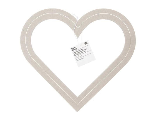 Rico Design Figurine en carton Cœur 27.5 x 24.5 cm