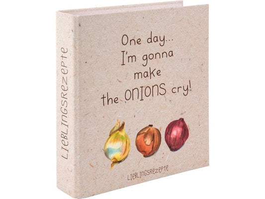 Goldbuch Bloc-notes pour les recettes Onions 21 x 22 cm