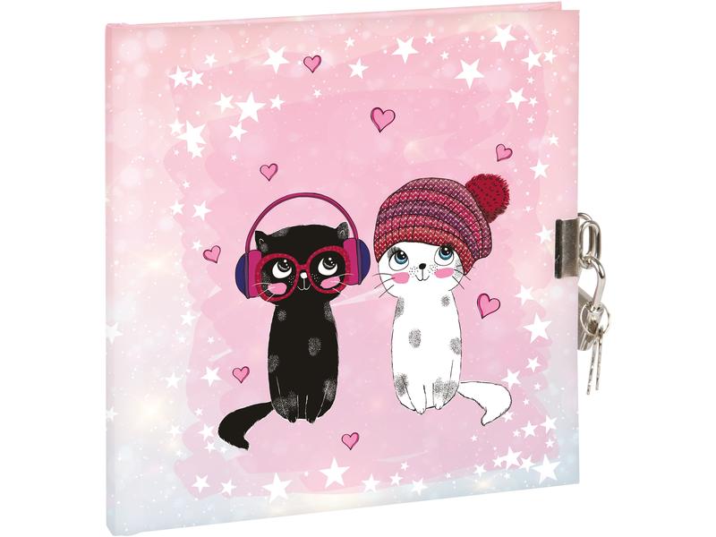 Goldbuch Journal intime Music for Cats 96 pages, 16.5 x 16.5 cm