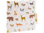 Goldbuch Journal intime Woodland 96 pages, 16.5 x 16.5 cm, blanc