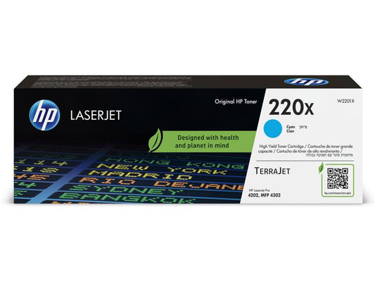 HP Toner N° 220X (W2201X) Cyan
