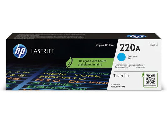 HP Toner N° 220A (W2201A) Cyan
