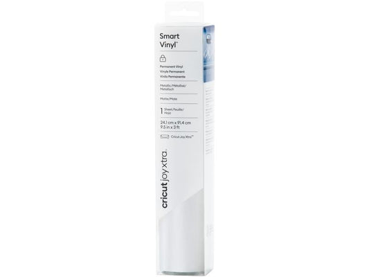 Cricut Film de vinyle Joy Xtra Smart permanent 24.1 x 91.4 cm, argenté