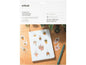 Cricut Film de vinyle Joy Xtra imprimable A4, 10 pièces, Argenté