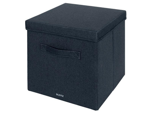 Leitz Boîte pliante Fabric Gris foncé/Gris, Lot de 2