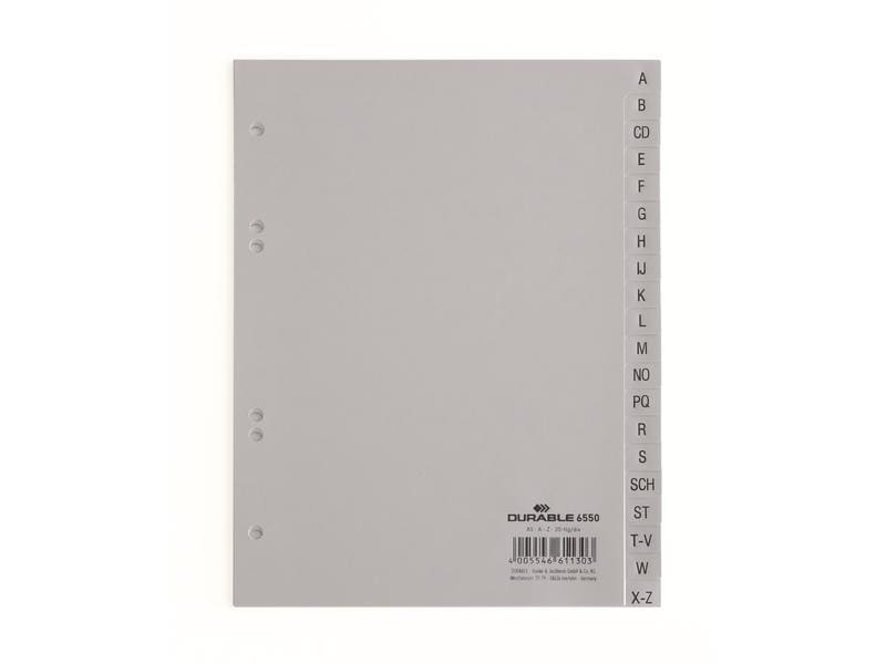 DURABLE Registre A5 PP A-Z