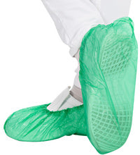 HYGOSTAR Surchaussure en CPE, longueur: 410 mm, vert 100 pièces